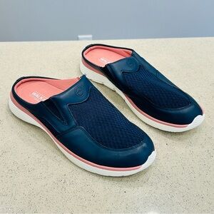 Walk Hero Comfort & Support~Navy Loafer Slip On Shoes~Women Size 10~Arch Support